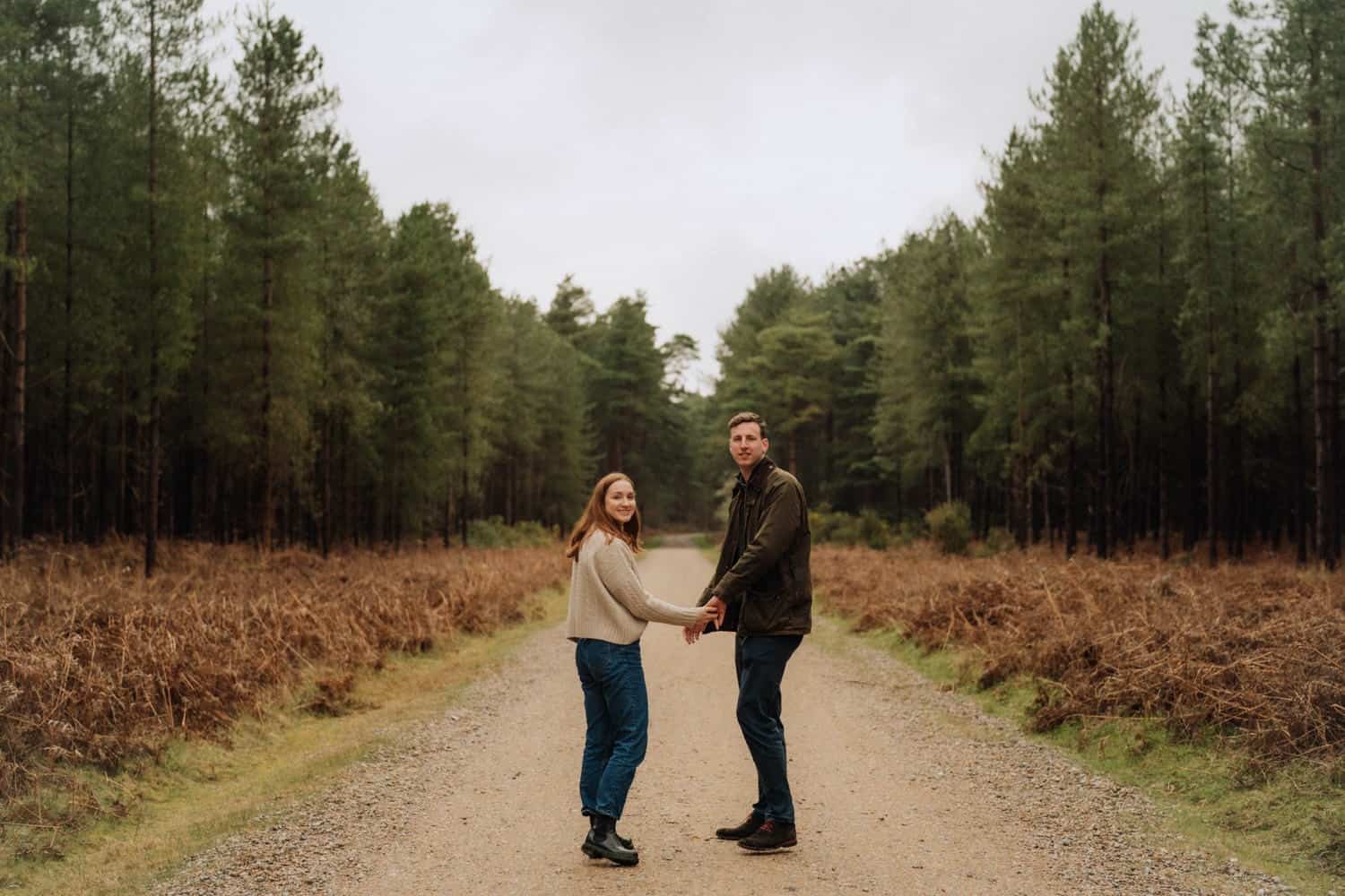 thetford-forest-couple-shoot-norfolk-wedding-photographer-25